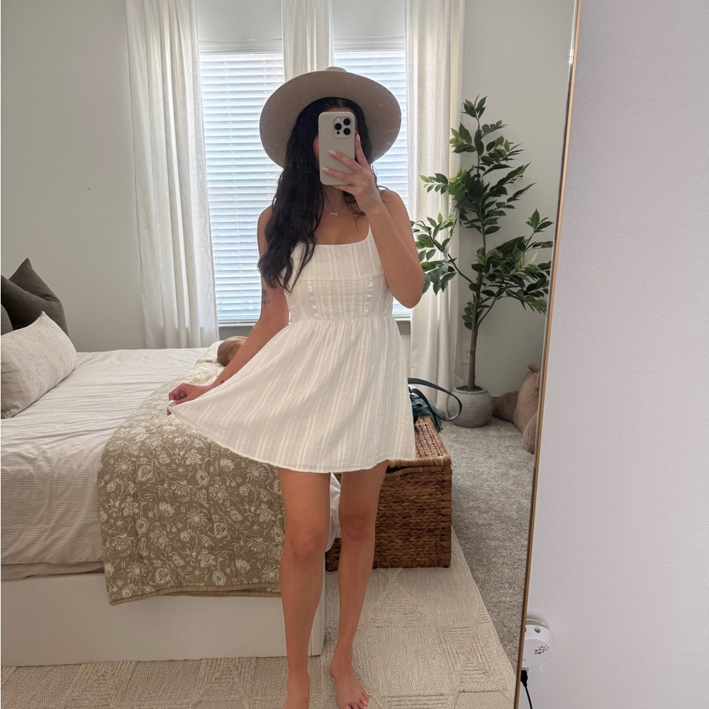 White summer dress